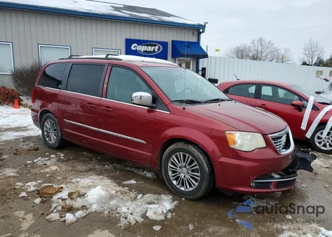 2014 Chrysler Town & Country Touring L z USA, uszkodzony, nr VIN 2C4RC1CGXER298051